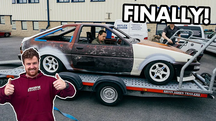 The Day has come! The AE86 Goes To The Paint shop.