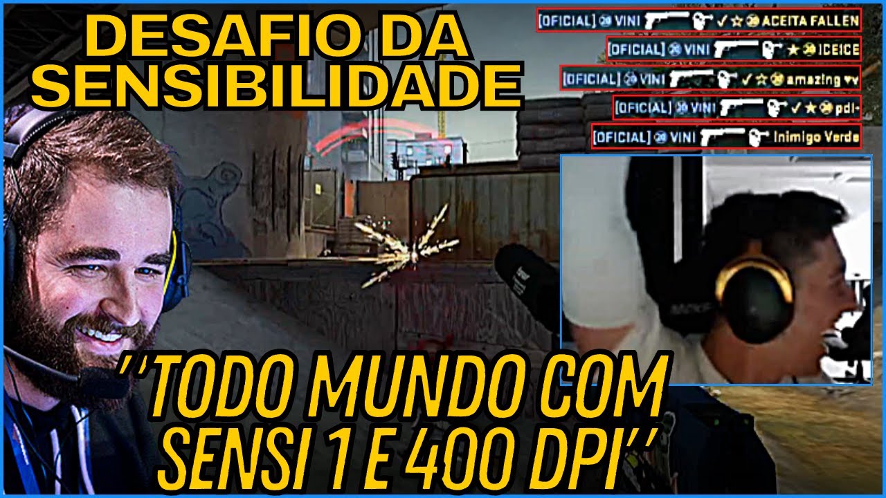 FALLEN LANÇOU DESAFIO DA SENSIBILIDADE E O VINI DESTRUIU🔥🔥 - YouTube