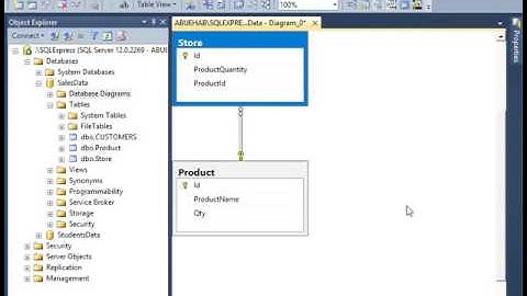 شرح بالعربي (SQL Server 2014  Tutorial -  How to  create  relationships between  Tables)