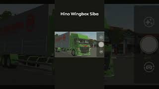 Mod Hino Wingbox Siba Bussid #shorts #shortsbussid