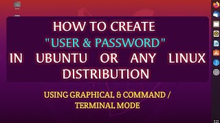 Useradd Command in Ubuntu 20.04.1 | Create User and Password in Linux in Hindi | 2020