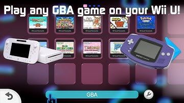How to play any GameBoy Advance game through Wii U Virtual Console - UWUVCI Tutorial 2024