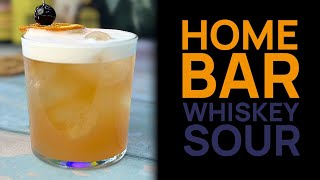 The WHISKEY SOUR - How to make it at Home without the fuss! And without Egg White!