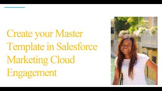 Create your Master Template in Salesforce Marketing Cloud Engagement