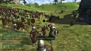 Mount & Blade Warband Swadia 200 Vs. Bandits 200