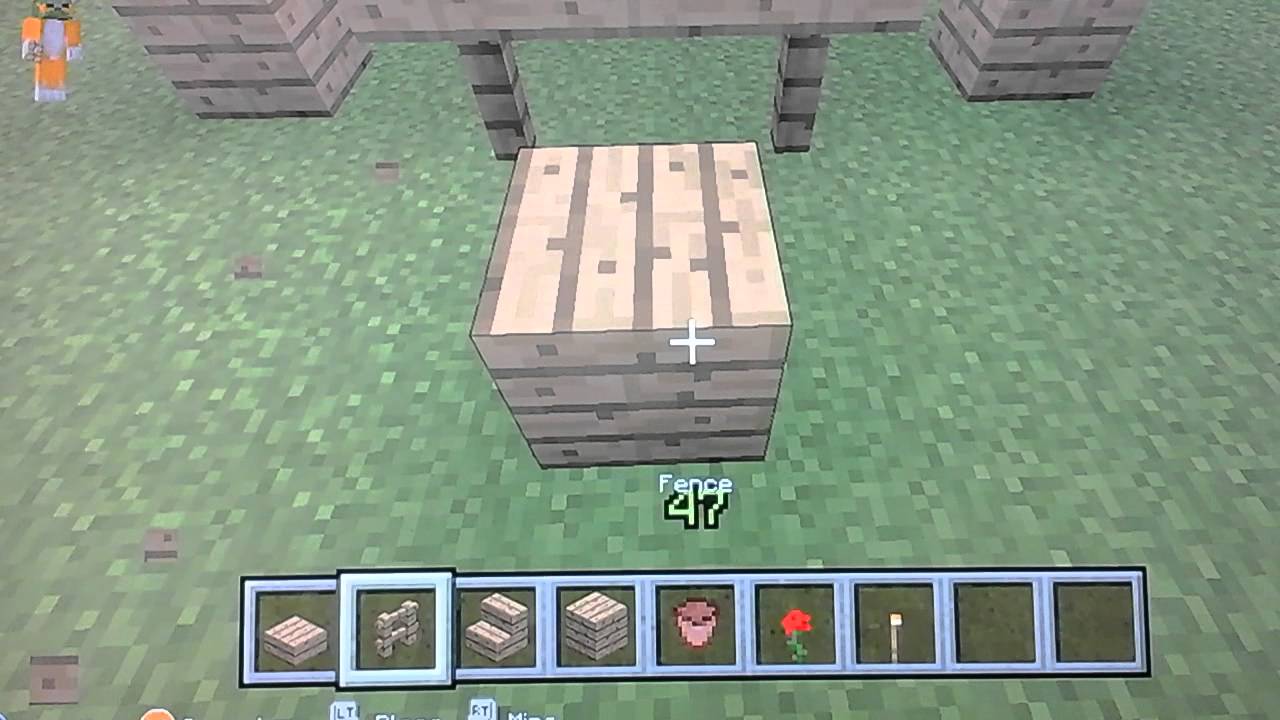 How to make minecraft furniture - YouTube