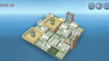 Pools 6x6 - Level 16 | Flow Water Fountain 3D Puzzle | Walkthrough, Gameplay, No Commentary
