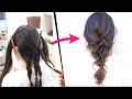 簡単！ピンなし！三つ編みでできる！かわいい編みおろしのヘアアレンジ！Hair Tutorials for Long Hair | Cute Long Hair