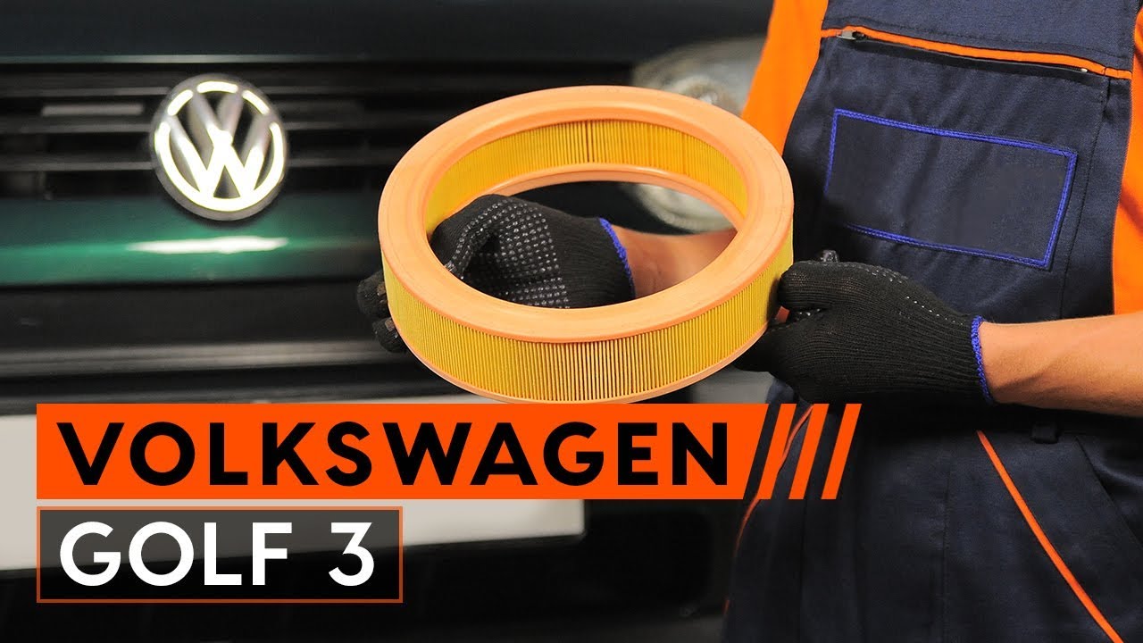 Jak wymienić filtr powietrza w VW GOLF 3 1H1 Hatchback