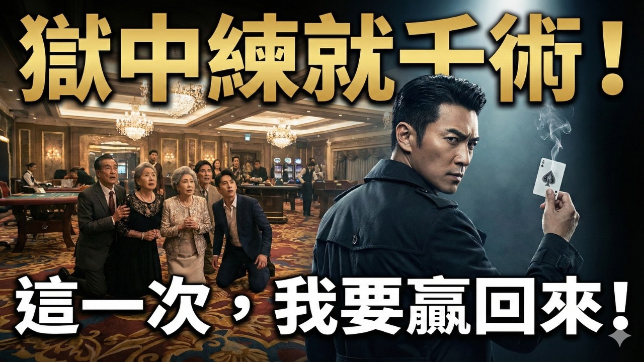 【全集】坐牢10年拜師「鬼手千王」！出獄當天他用一副牌橫掃賭場，偽善家人輸到跪地求饒！| 賭神歸來 復仇爽劇