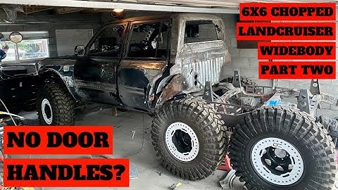 Shaved door handles with button / full video in description