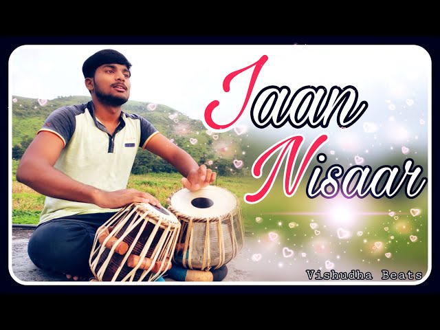 Jaan Nisaar || Tabla Cover || Vishudha Beats || Tribute to SSR | class=