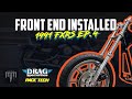 Switching to dual brakes and longer fork tubes 1991 fxrs build series ep4