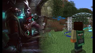 Ekko Passive, Q, W, and E in Minecraft! (Plugin development)