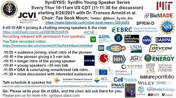 SynBYSS with Prof Marc Guell at Pompeu Fabra Univ. & Dr Justin Panich at Lawrence Berkeley Natl. Lab