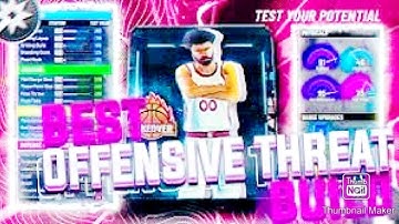 BEST OFFENSIVE THREAT BUILD EVER !! (NBA 2K20)
