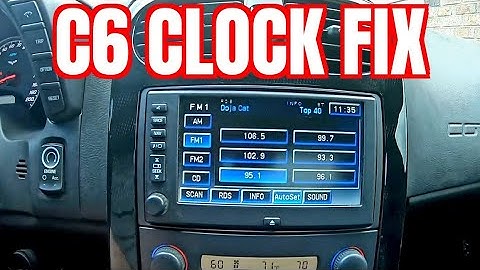 2005 C6 Corvette - V4.0 - Ep. 60 - C6 Clock Fix