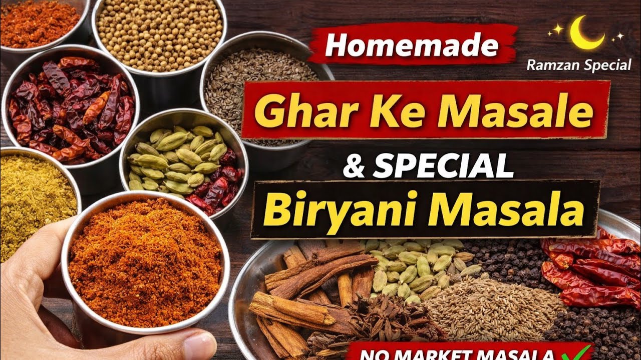 Ramzan Preparation |Homemade ghar ka masala & Biryani Masala |hmare kitchen me tayyari chlri hai aaj