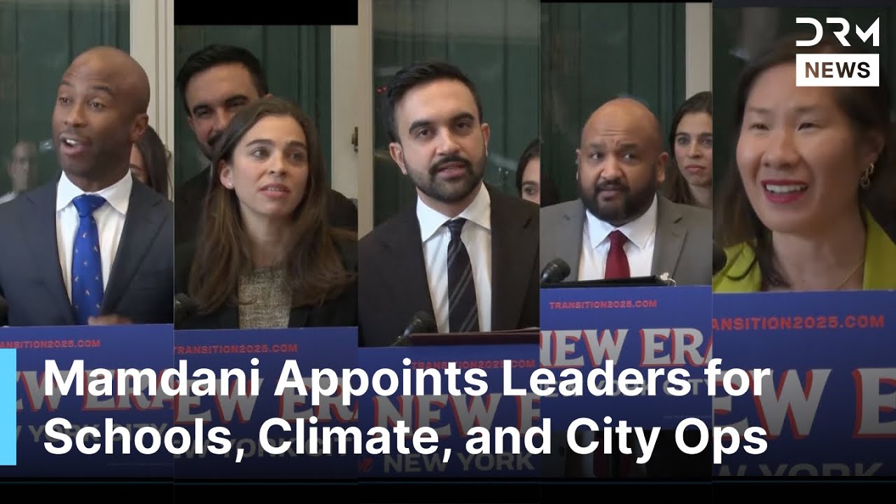 FULL SPEECHES: Mamdani Appoints Powerful Leaders for Schools, Climate, and City Ops | AQ1B