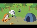 "Crazy Camping Adventure Gone Wrong! 😱🏕️|| Funny Pencil Animation Hindi"