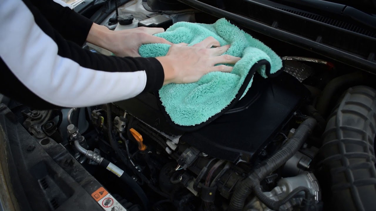 Cleaning engine bay YouTube