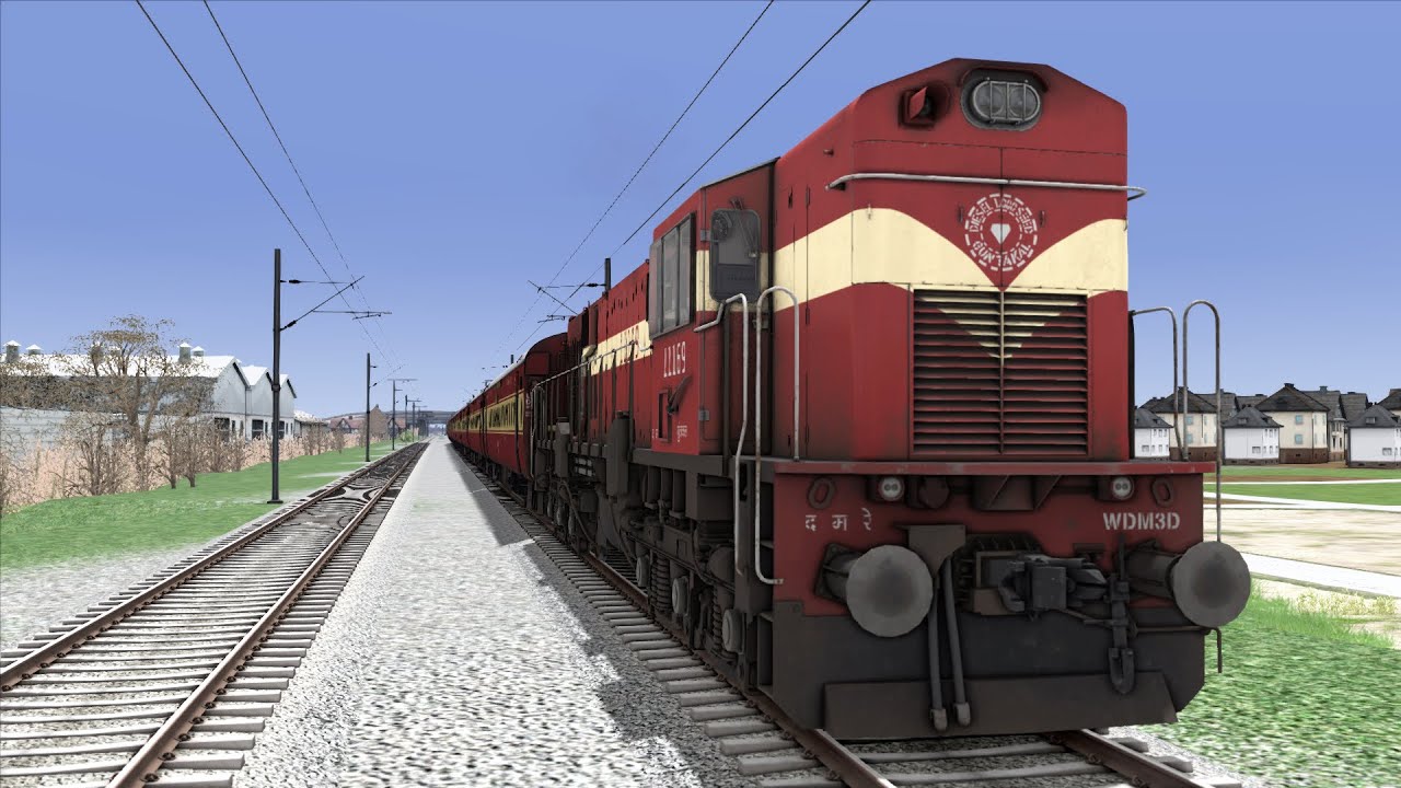 Real Train Tempate The Real Train BURNING TRAIN Indian train simulator - YouTube