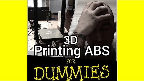 How To 3d Print ABS With A Open Frame 3d Printer // Creality Ender 3 // ABS Tutorial