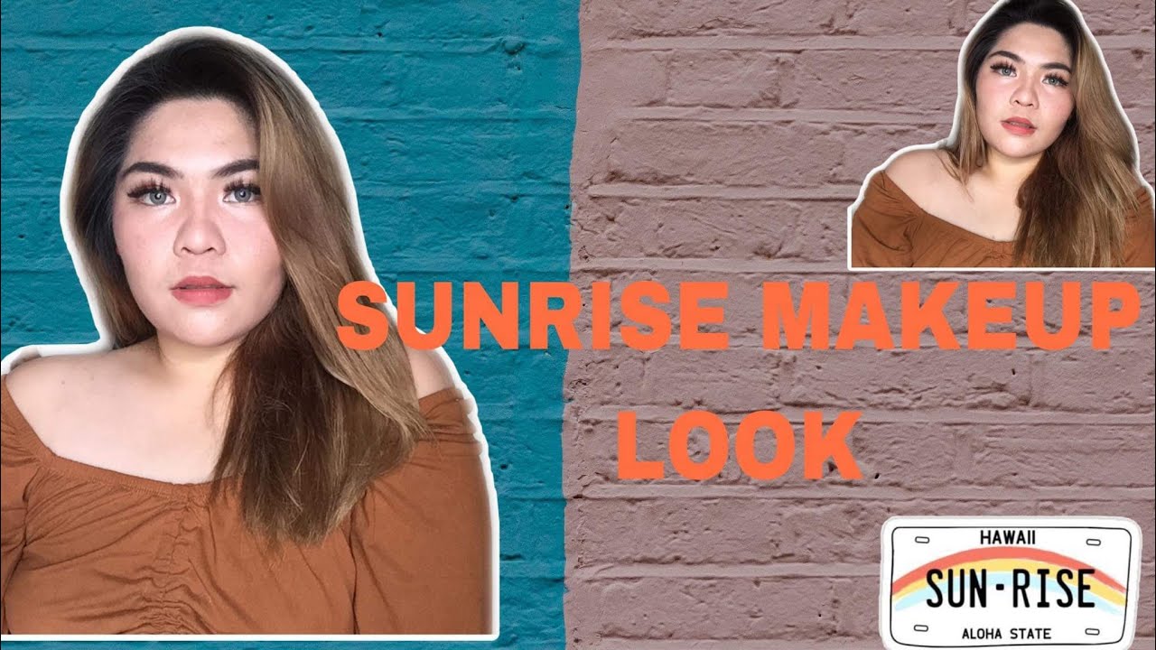 SUNRISE MAKEUP LOOK Cherry Vlogs YouTube