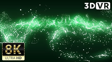 Beautiful Particle Animation | VR180 3D VIDEO - 8K ULTRA HD