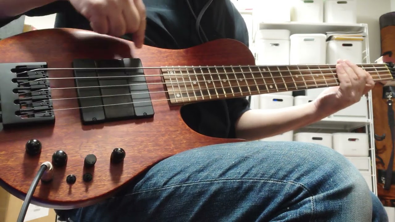 Fodera Imperial モドキ Fodera Imperial Mini MG 5 Elite Custom Bloodwood DEMO - YouTube