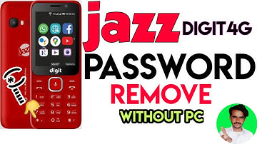 jazz Digit 4G Password Reset|Digit 4G Unlock Without PC