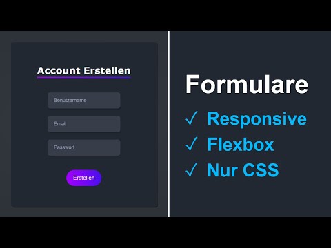 Formular stylen | HTML + CSS Tutorial Deutsch