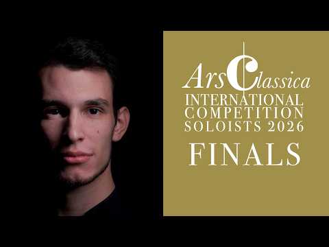 Duccio Dalpiaz | ArsClassica Competition 2026 - FINALS | J.S. Bach, Suite No. 1 in G major, Preludio