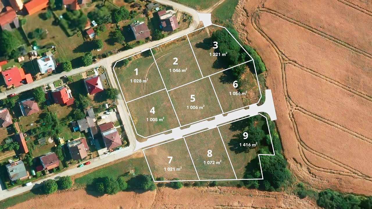 PRODEJ STAVEBNÍCH POZEMKŮ V LOUŇOVICÍCH POD BLANÍKEM