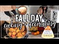 Fall Day Routine | Halloween Decor, Easy Creamy Chicken Recipe! Decorate and Cook With ME!!