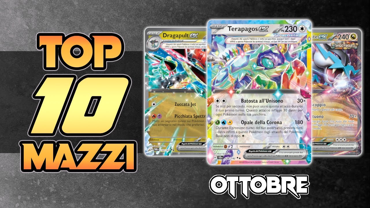 I MAZZI DI CARTE POKEMON PIÙ FORTI A OTTOBRE! Un gran bel debutto per