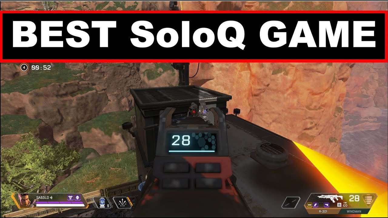 Apex Legends - BEST SoloQ Game - YouTube