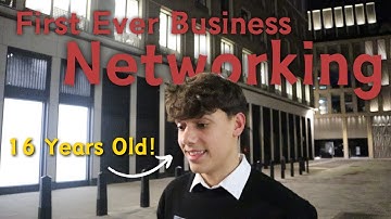 16yo entrepreneurs first ever networking event
