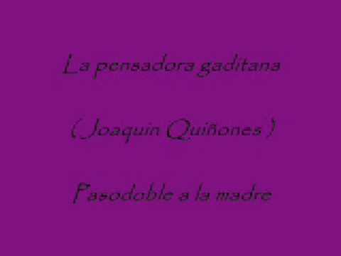2009 Pasodoble La pensadora gaditana