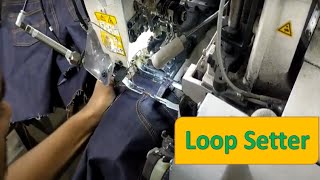 Loop Attach With Bartack By Loop Setter