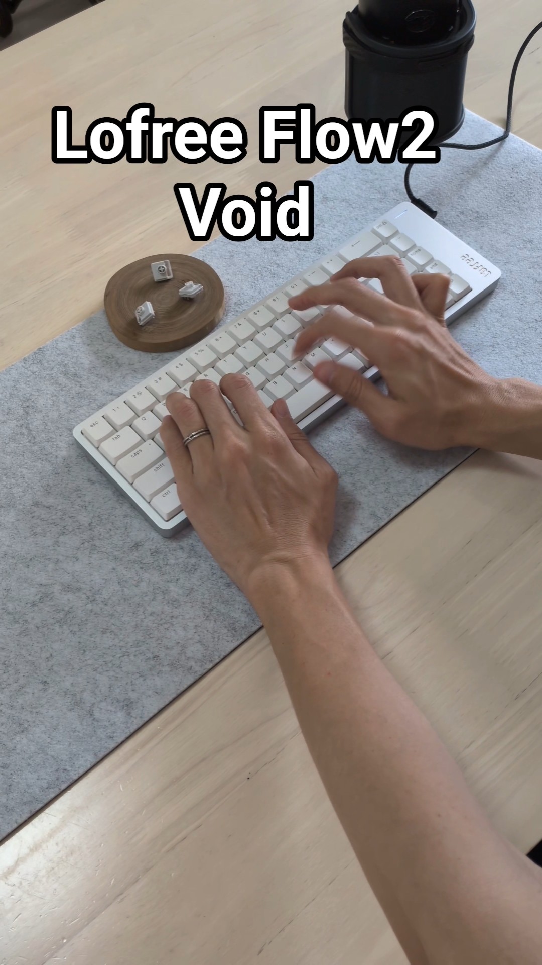 【新品未使用】lofree × kailh VOID 106pcs Void Low-profile POM Switches | Lofree