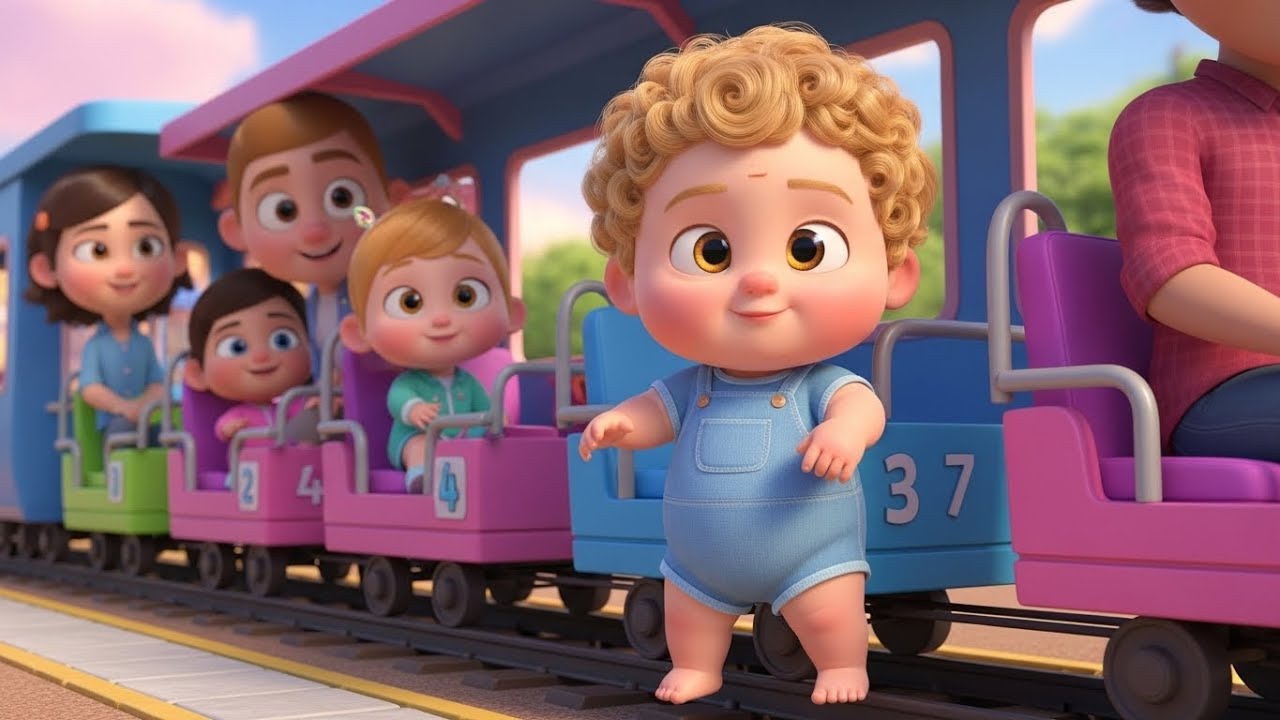 Fun Train Adventure 🚆🎶 Exciting Train Song for Kids | Learning Through Play