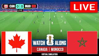 🔴 Morocco vs Canada Live | FIFA World Cup 2026 | Full Match Streaming | Video Game Simulation screenshot 3