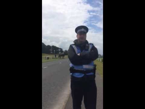 Cops try to move me again