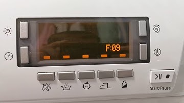 How to repair a washing machine that is showing F:09 error and stopping