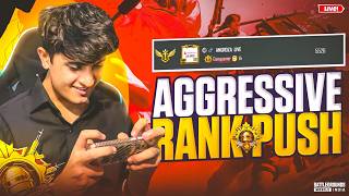 🔥India Rank 1 Solo Vs 99 Conqueror Players 🥶 | Rank Push Tips And Tricks #bgmilive