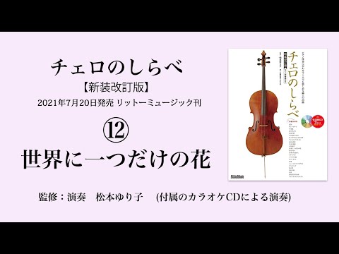 世界に一つだけの花【チェロのしらべ】カラオケCDによる演奏