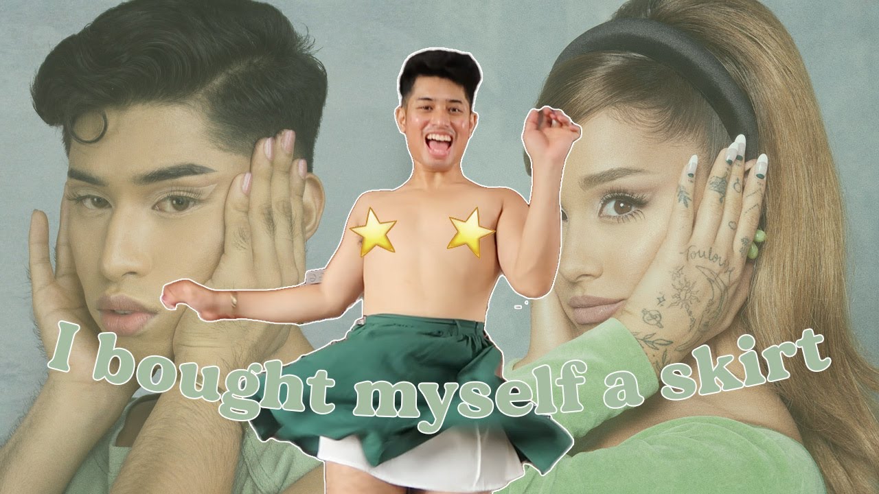 I Bought Myself A Skirt Recreating Ariana Grande S Positions Photoshoot Josh Cruz Youtube