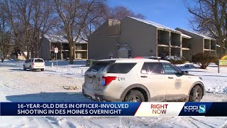 Des Moines police officers shoot and kill armed 16-year-old