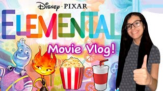 Elemental Movie Vlog at AMC MOVIE THEATER!!! Movie review! 🤩🍿💦🔥